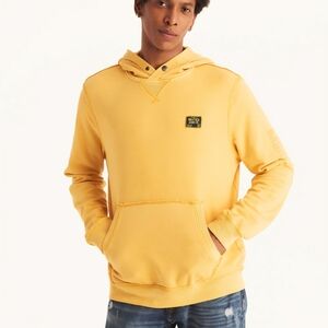 NAUTICA JEANS CO. Men's Mustard Yellow Hoodie Size XL New With Tags